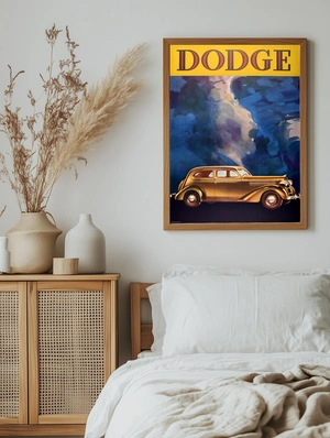 Ретро автомобиль Dodge в стиле арт-деко - 5