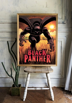 Черная Пантера в динамике заката - 2