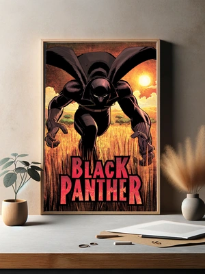 Черная Пантера в динамике заката - 3