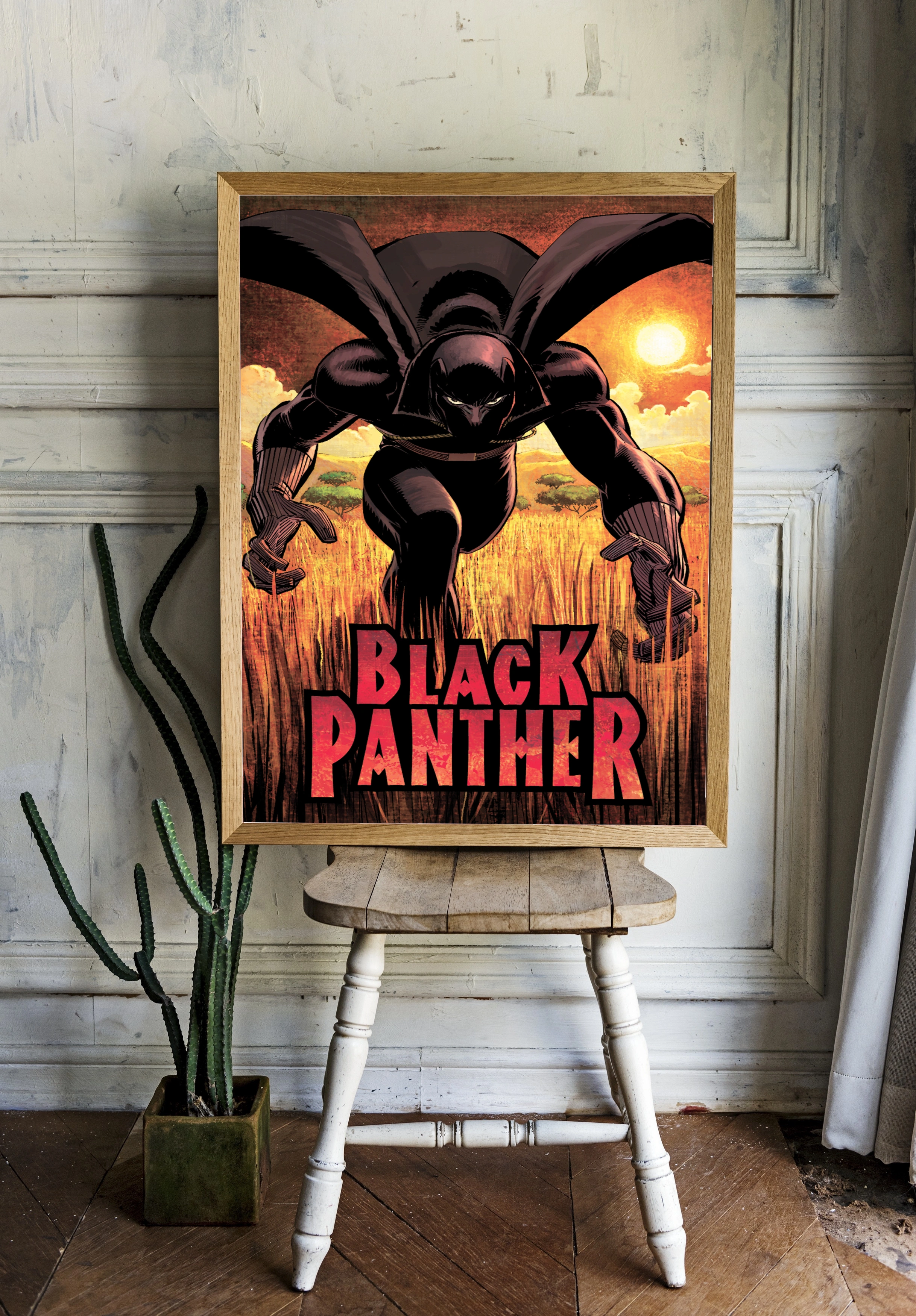 Черная Пантера в динамике заката - 2