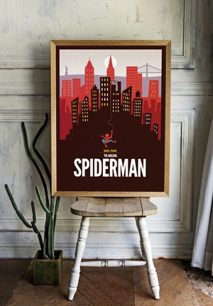 Человек-паук и урбанистический пейзаж - 2