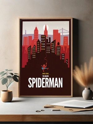 Человек-паук и урбанистический пейзаж - 3