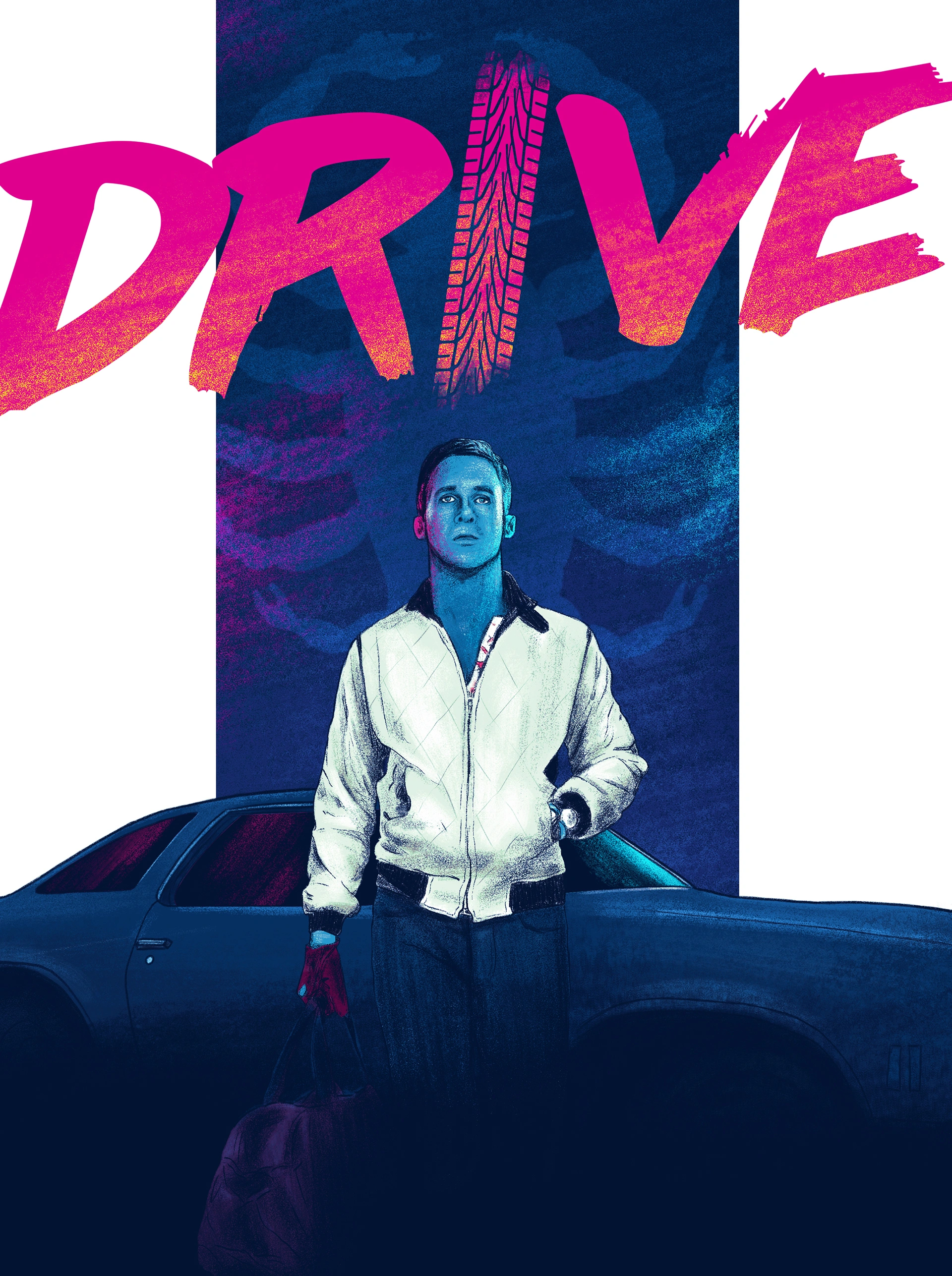 Drive — Городской нуар в синем и розовом - 1