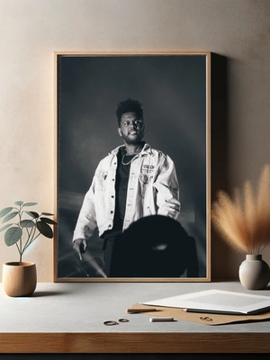The Weeknd в черно-белом образе - 3