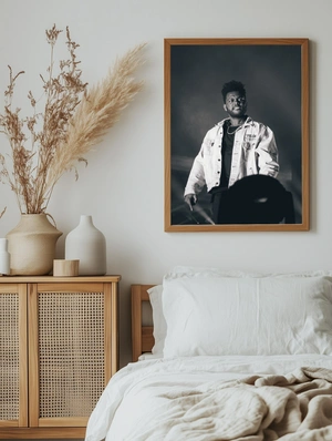 The Weeknd в черно-белом образе - 5