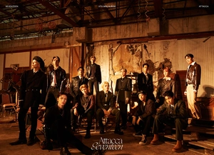 Группа SEVENTEEN в в индустриальном стиле - 1