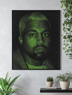 Современный портрет Kanye West - 4
