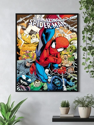 Человек-паук и его враги в динамичном бою - 4