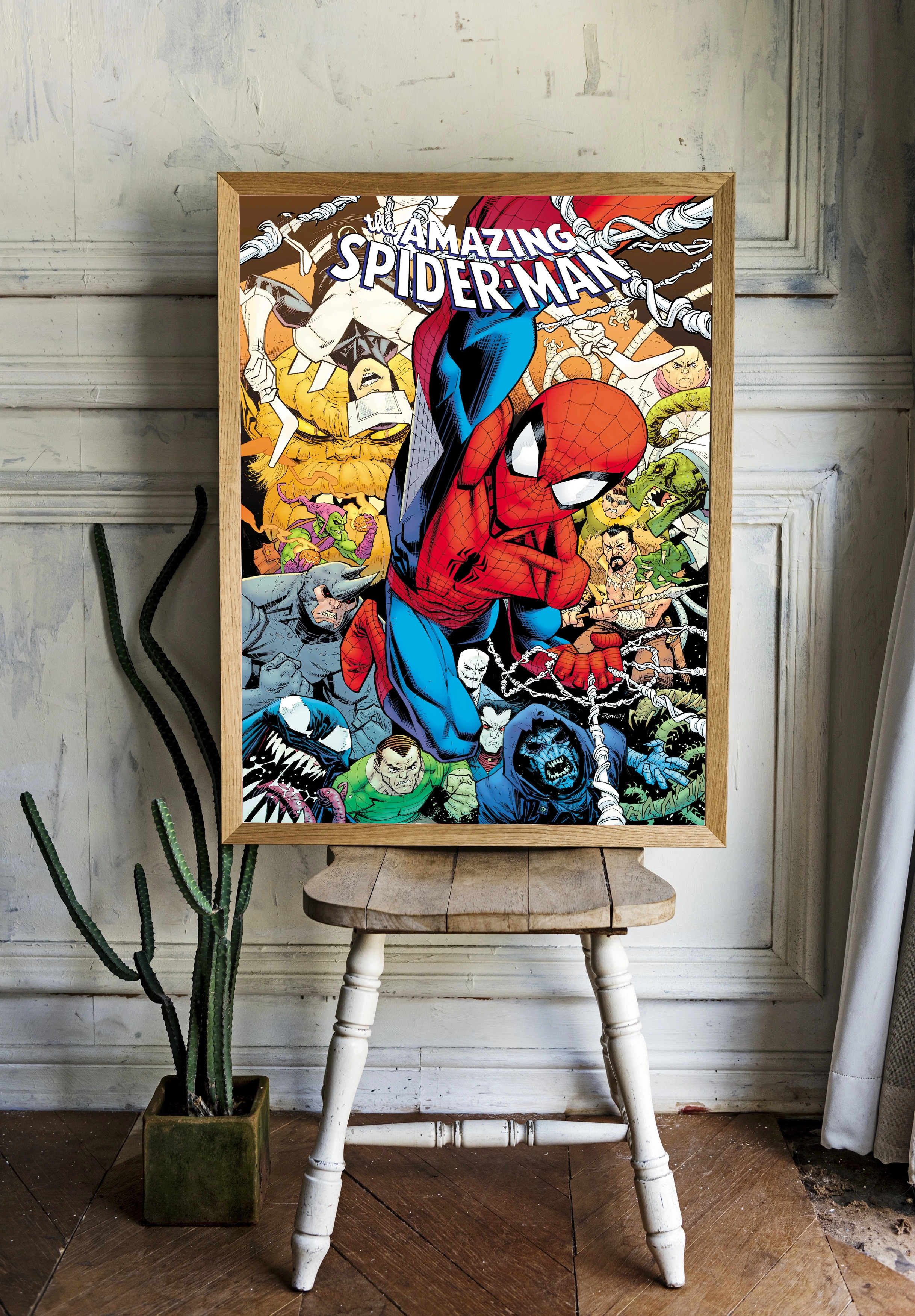 Человек-паук и его враги в динамичном бою - 2