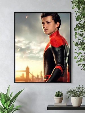 Человек-паук на фоне города - 4