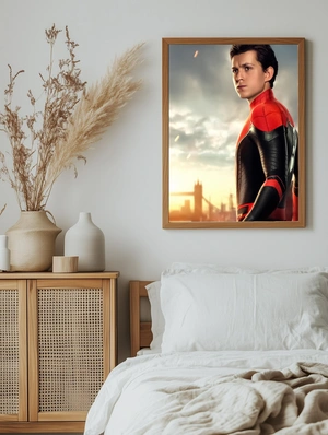 Человек-паук на фоне города - 5