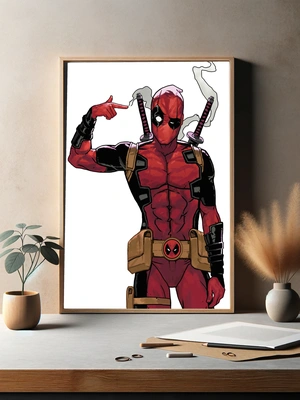 Иллюстрация Дэдпула в красном - 3