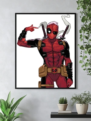 Иллюстрация Дэдпула в красном - 4