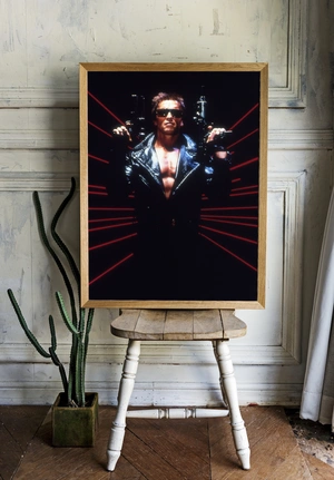 Терминатор — Арнольд Шварценеггер в кожаной куртке - 2