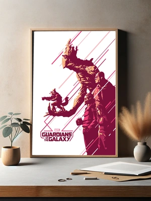 Команда Стражей Галактики в стиле поп-арт - 3