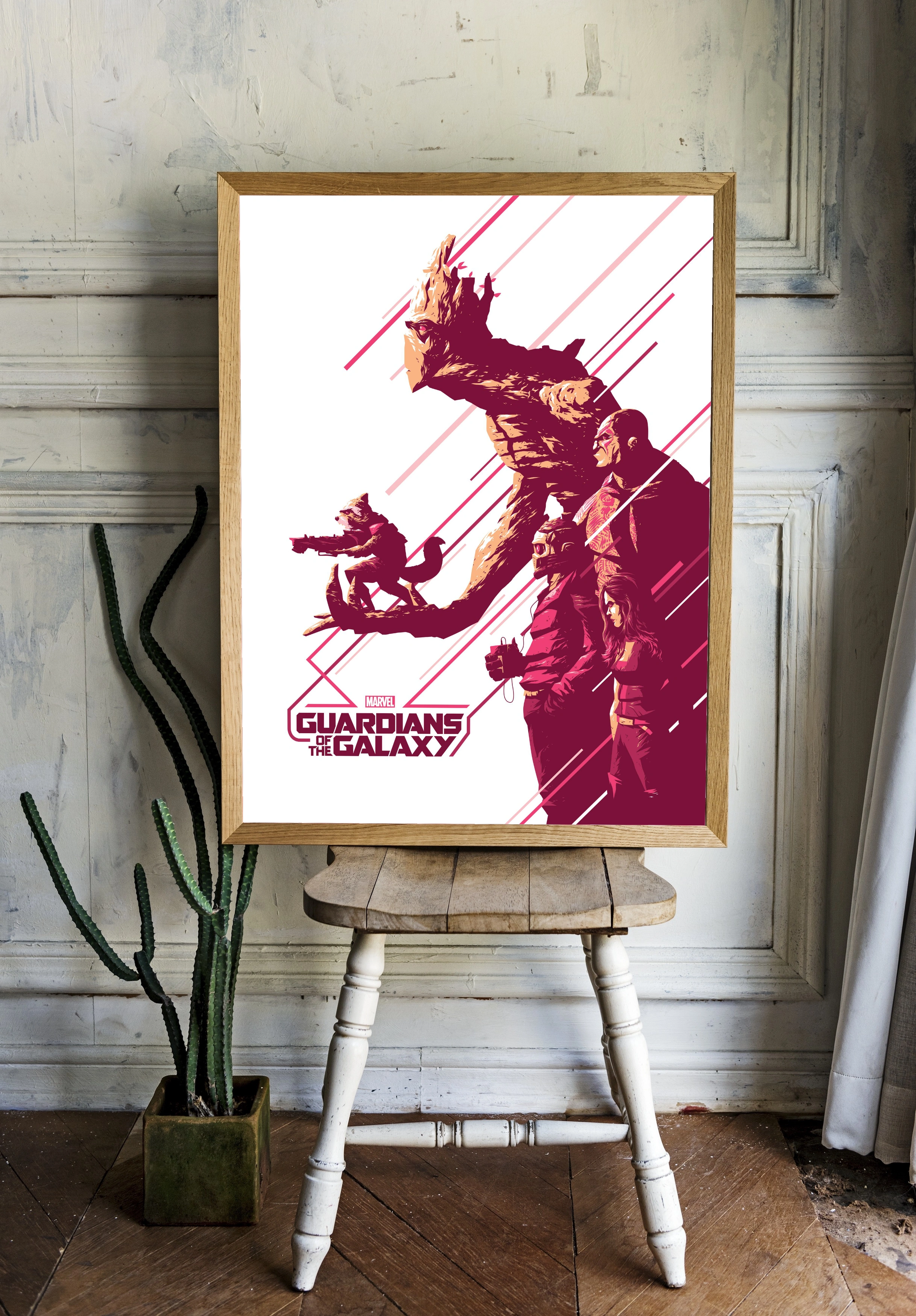 Команда Стражей Галактики в стиле поп-арт - 2