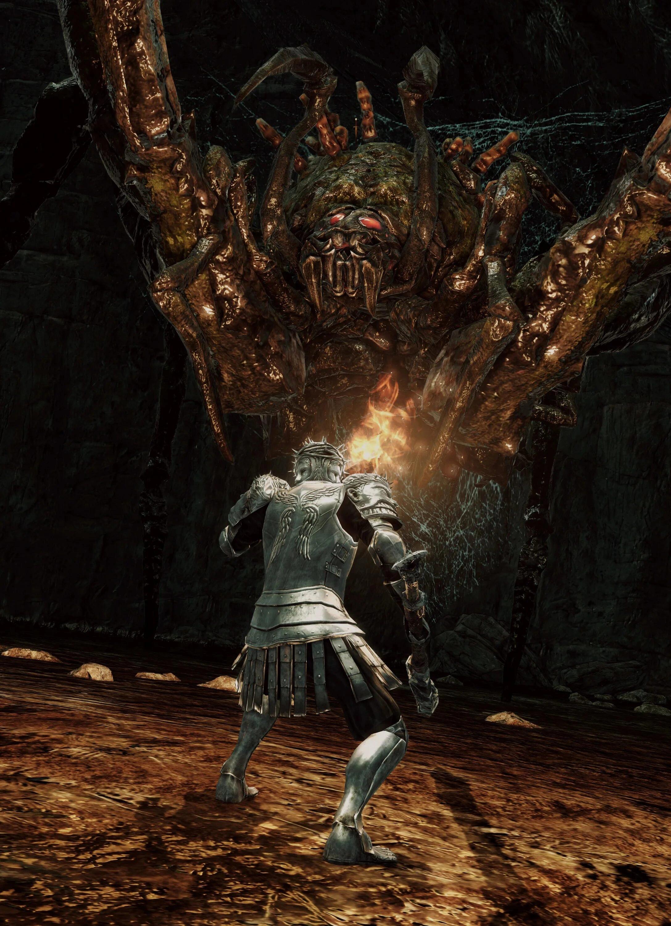 Dark Souls — Темный рыцарь против гигантского паука - 1