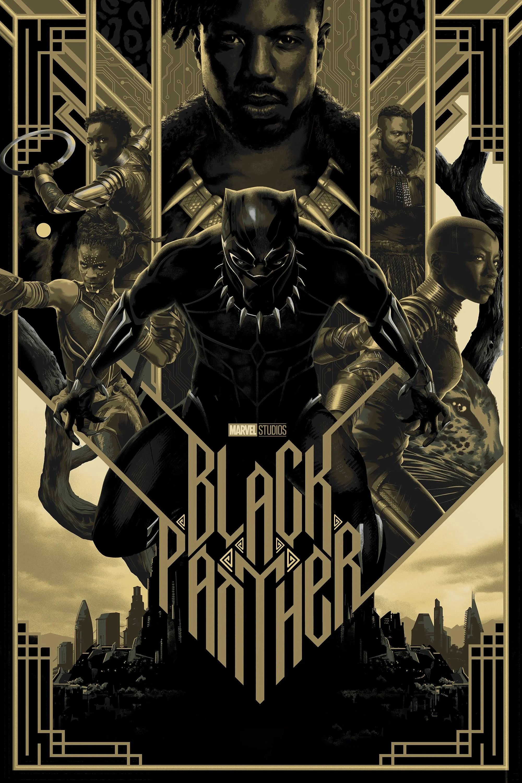 Чёрная Пантера — Винтажный стиль - 1