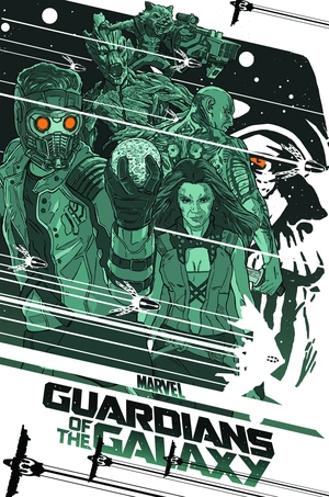 Стражи Галактики в динамичном арт стиле - 1