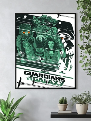 Стражи Галактики в динамичном арт стиле - 4