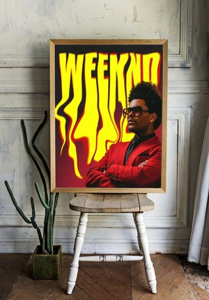 The Weeknd в стиле современного искусства - 2