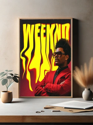 The Weeknd в стиле современного искусства - 3