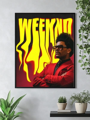 The Weeknd в стиле современного искусства - 4
