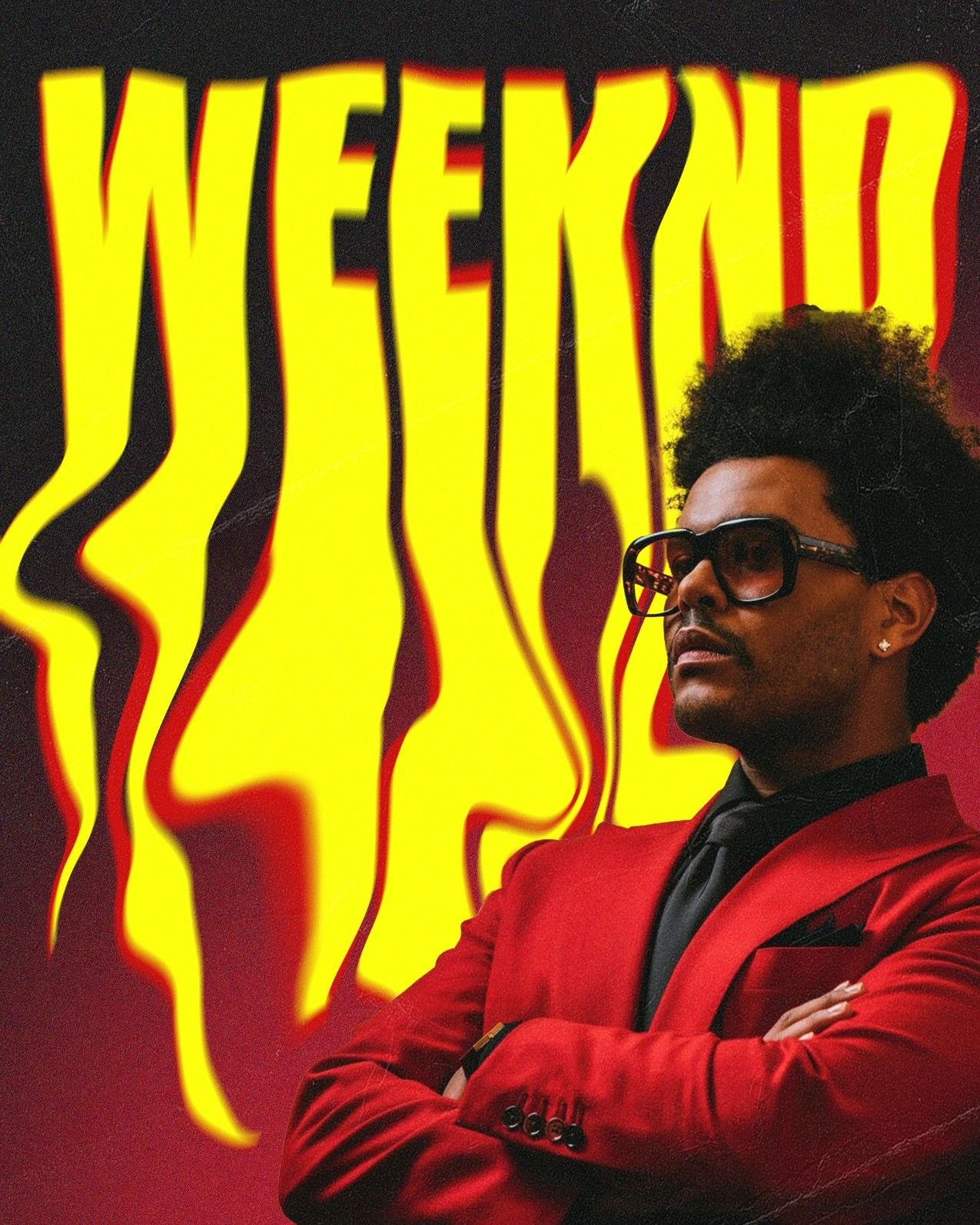 The Weeknd в стиле современного искусства - 1