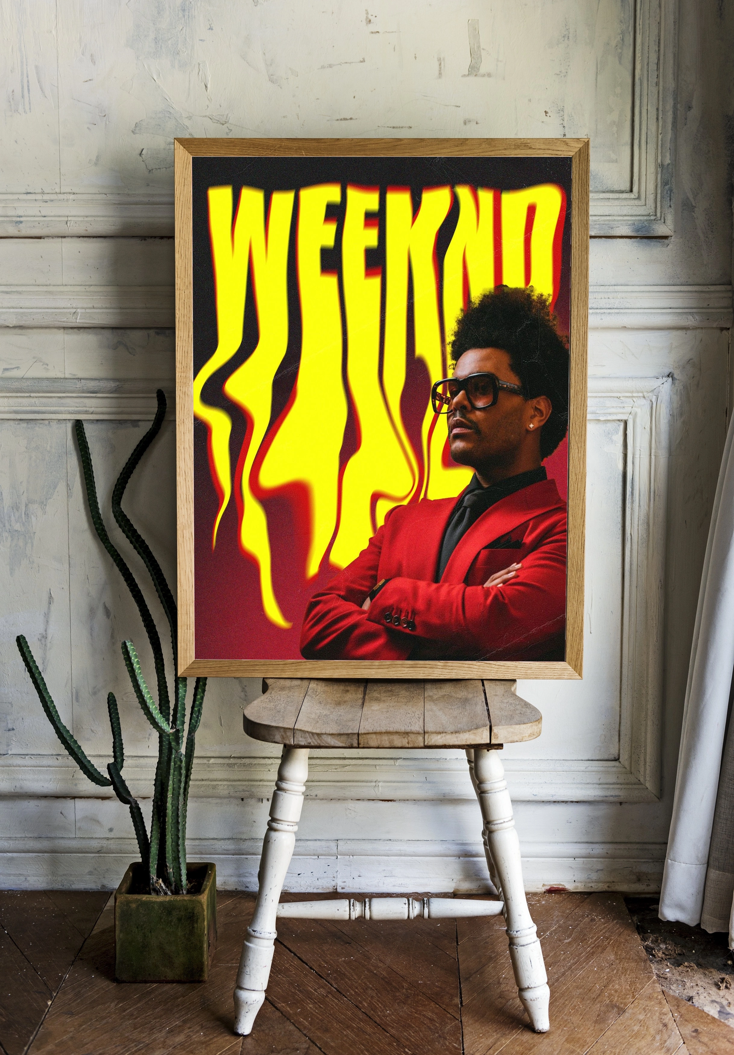 The Weeknd в стиле современного искусства - 2