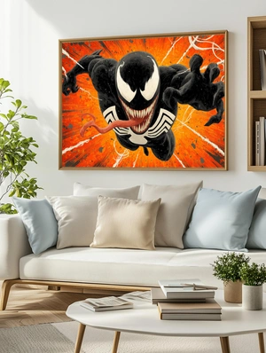 Venom в динамике на ярком фоне - 3