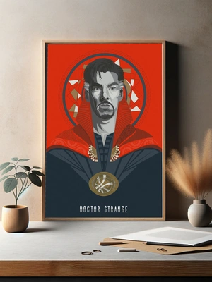 Доктор Стрэндж в стиле геометрии - 3