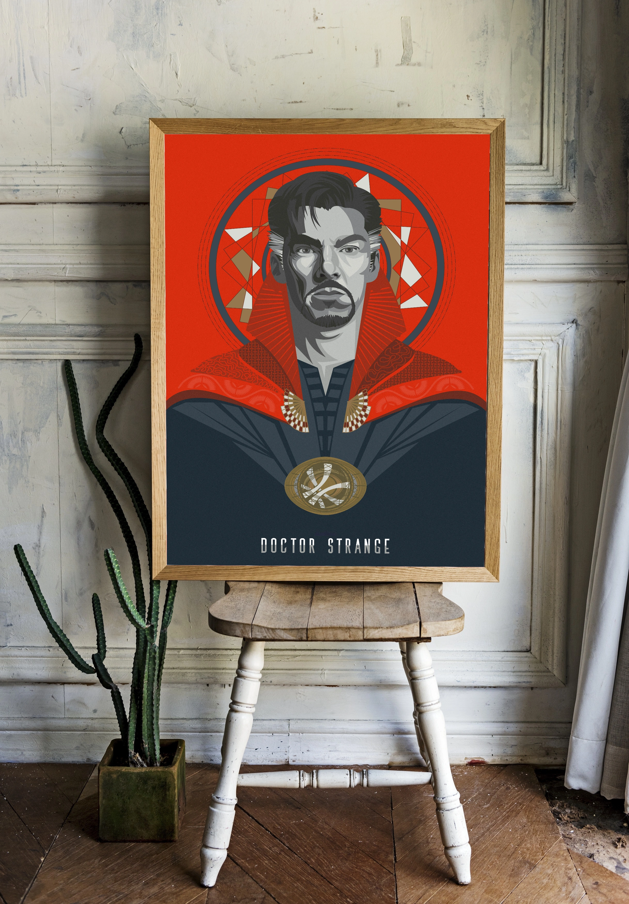 Доктор Стрэндж в стиле геометрии - 2