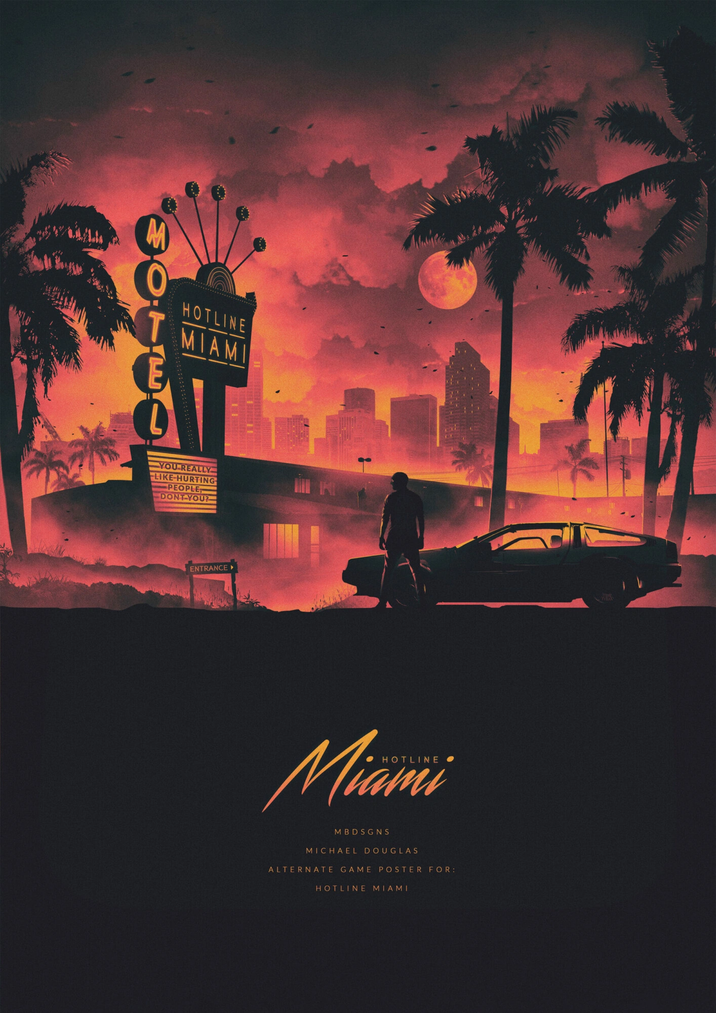 Hotline Miami — Атмосфера Майами в лучах заката - 1