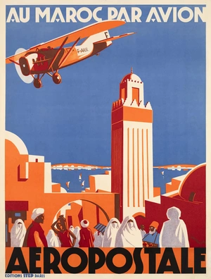 Aeropostale – Au Maroc Par Avion - 1