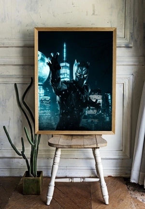 Чёрная Пантера в сиянии луны - 2