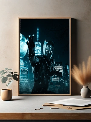 Чёрная Пантера в сиянии луны - 3