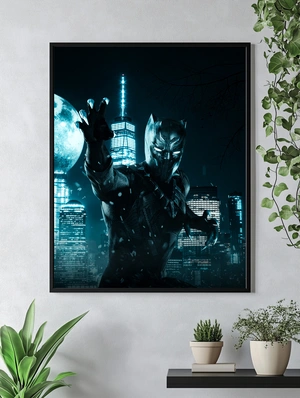 Чёрная Пантера в сиянии луны - 4