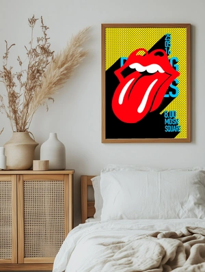 Символ Rolling Stones в стиле поп-арт - 5