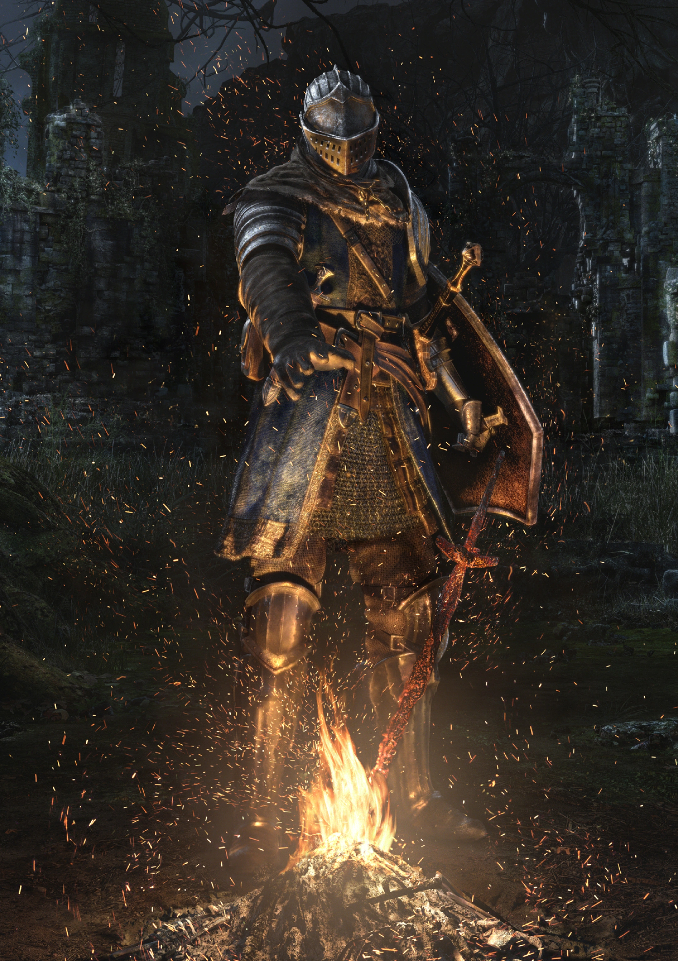 Dark Souls — Рыцарь у костра - 1