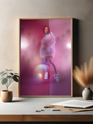 Doja Cat в нежном розовом образе - 3