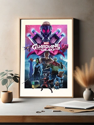 Группа Стражей Галактики в космическом бою - 3