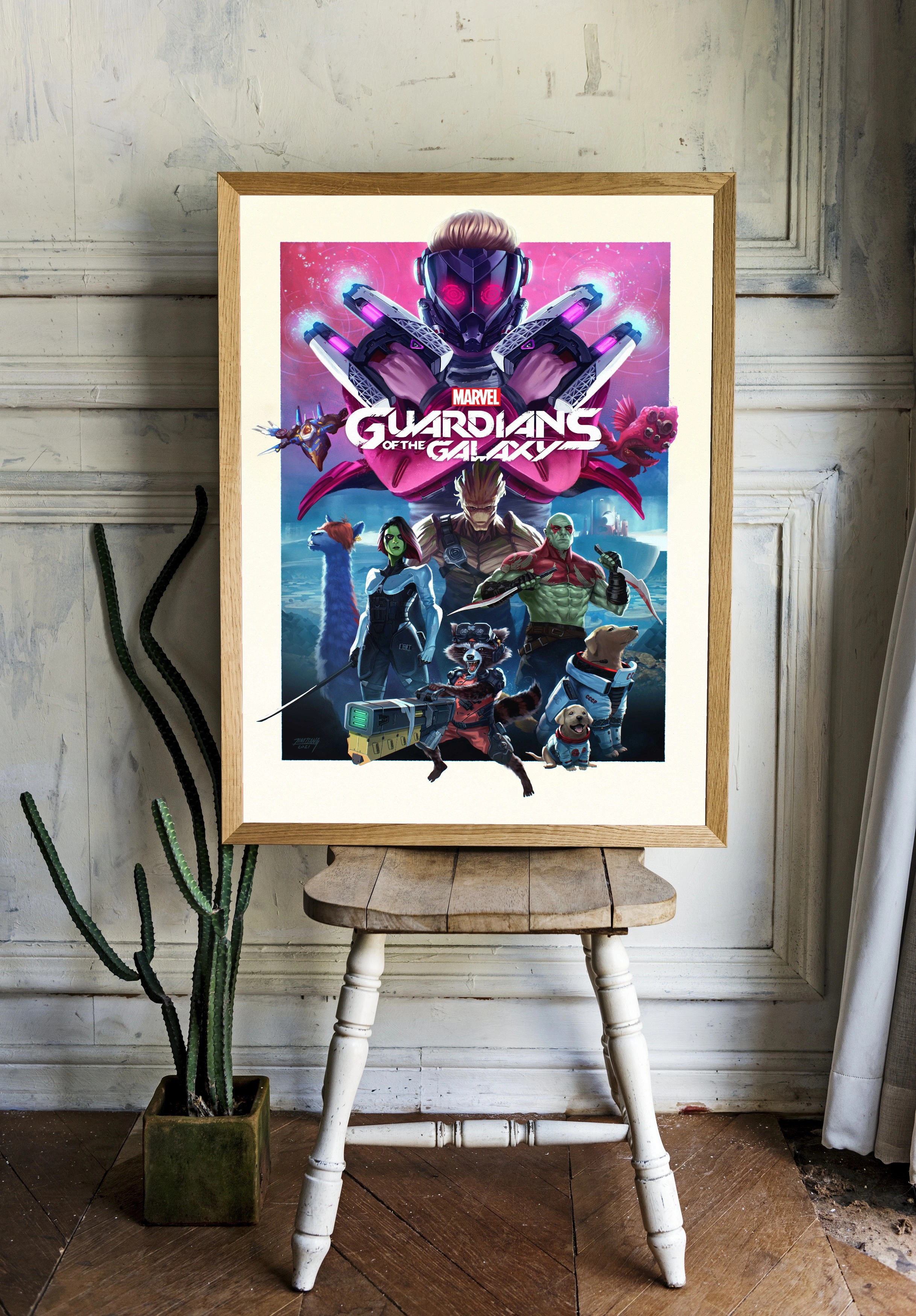 Группа Стражей Галактики в космическом бою - 2