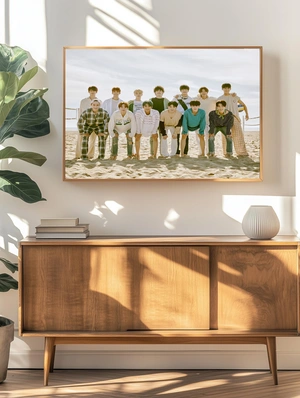 K-pop группа SEVENTEEN на пляже - 4