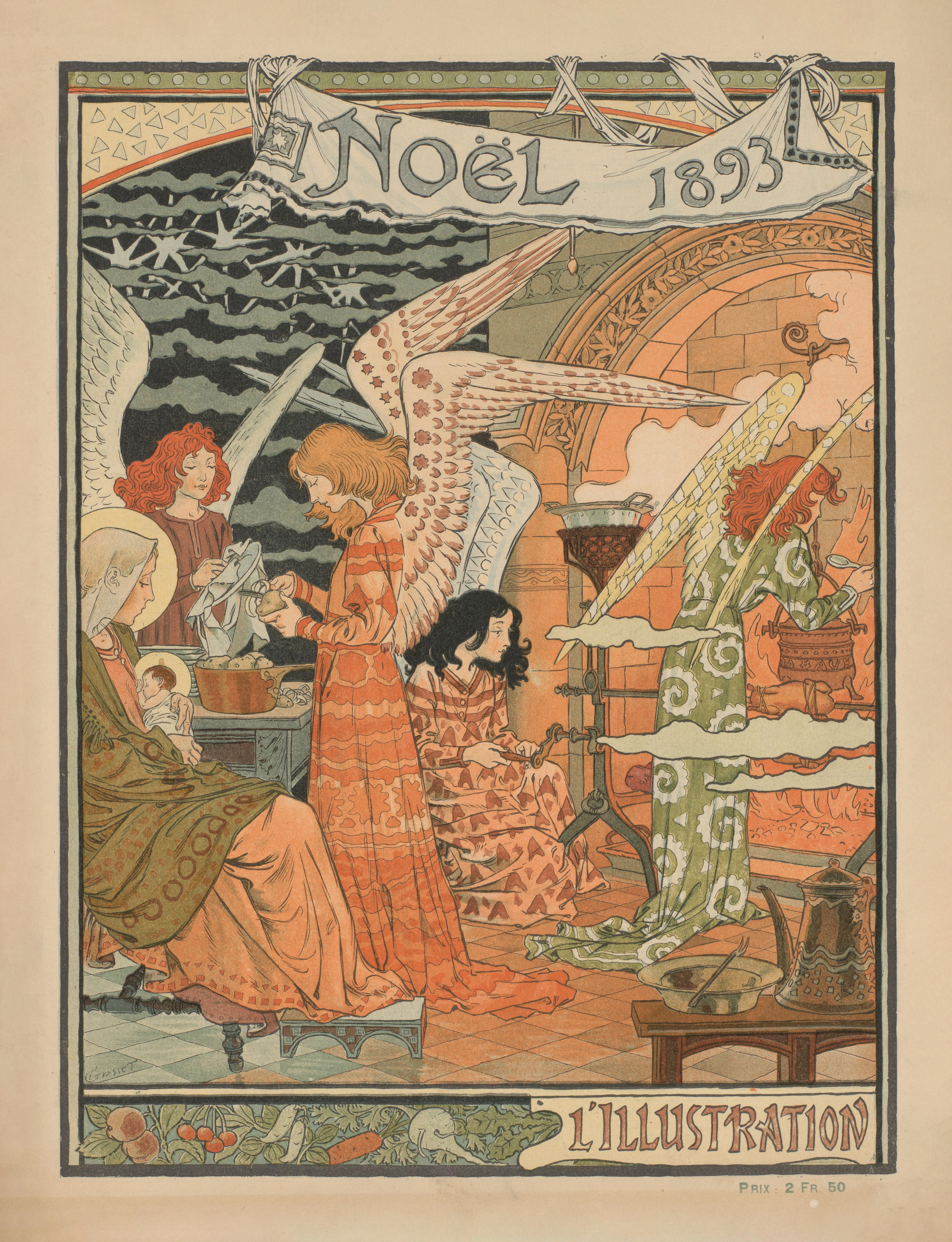 Обложка рождественского номера 1893 года журнала L’Illustration - 1