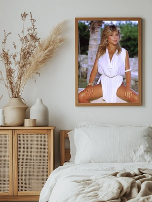 Саманта Фокс в белом платье - 5