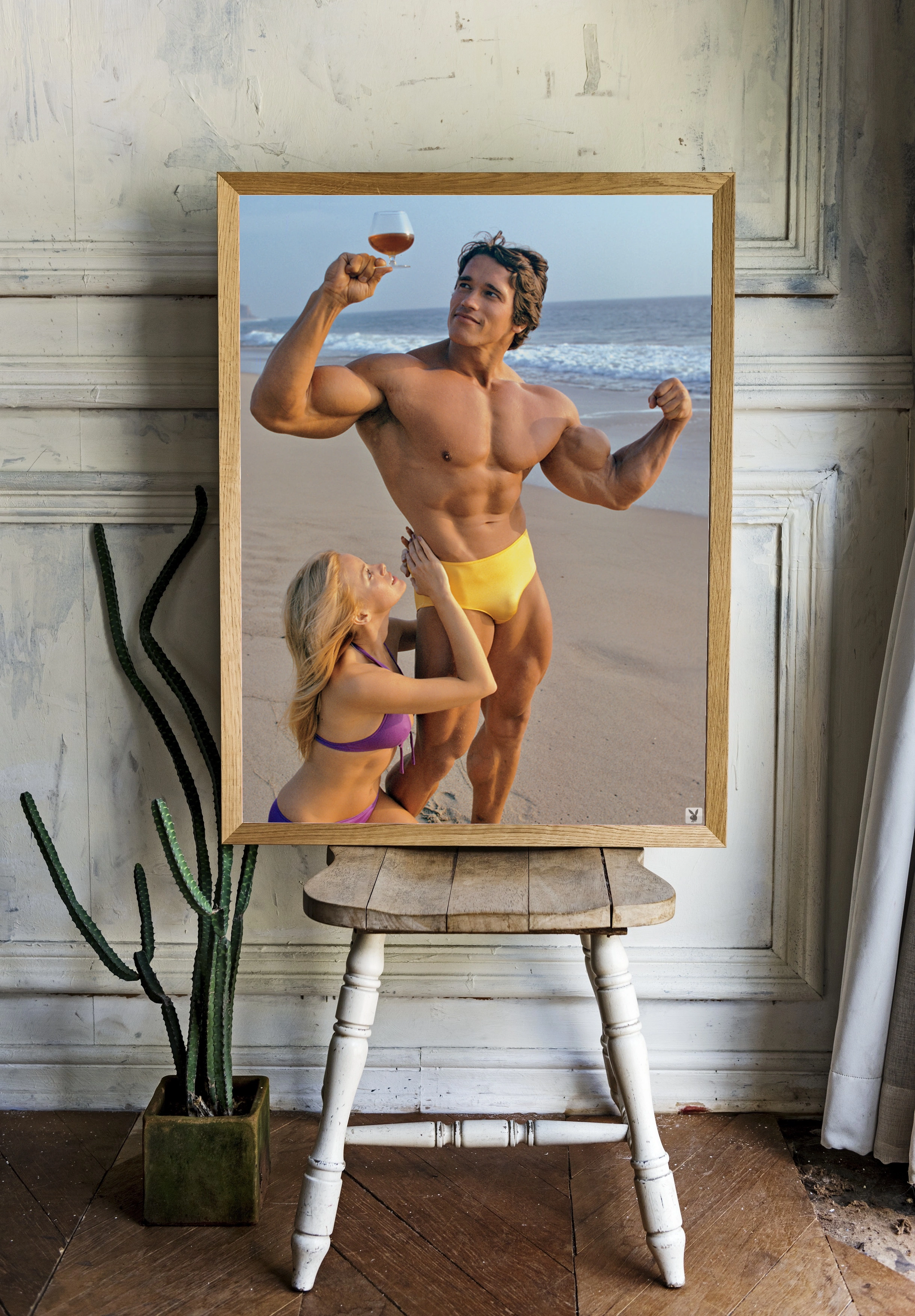 Арнольд Шварценеггер на пляже - 2