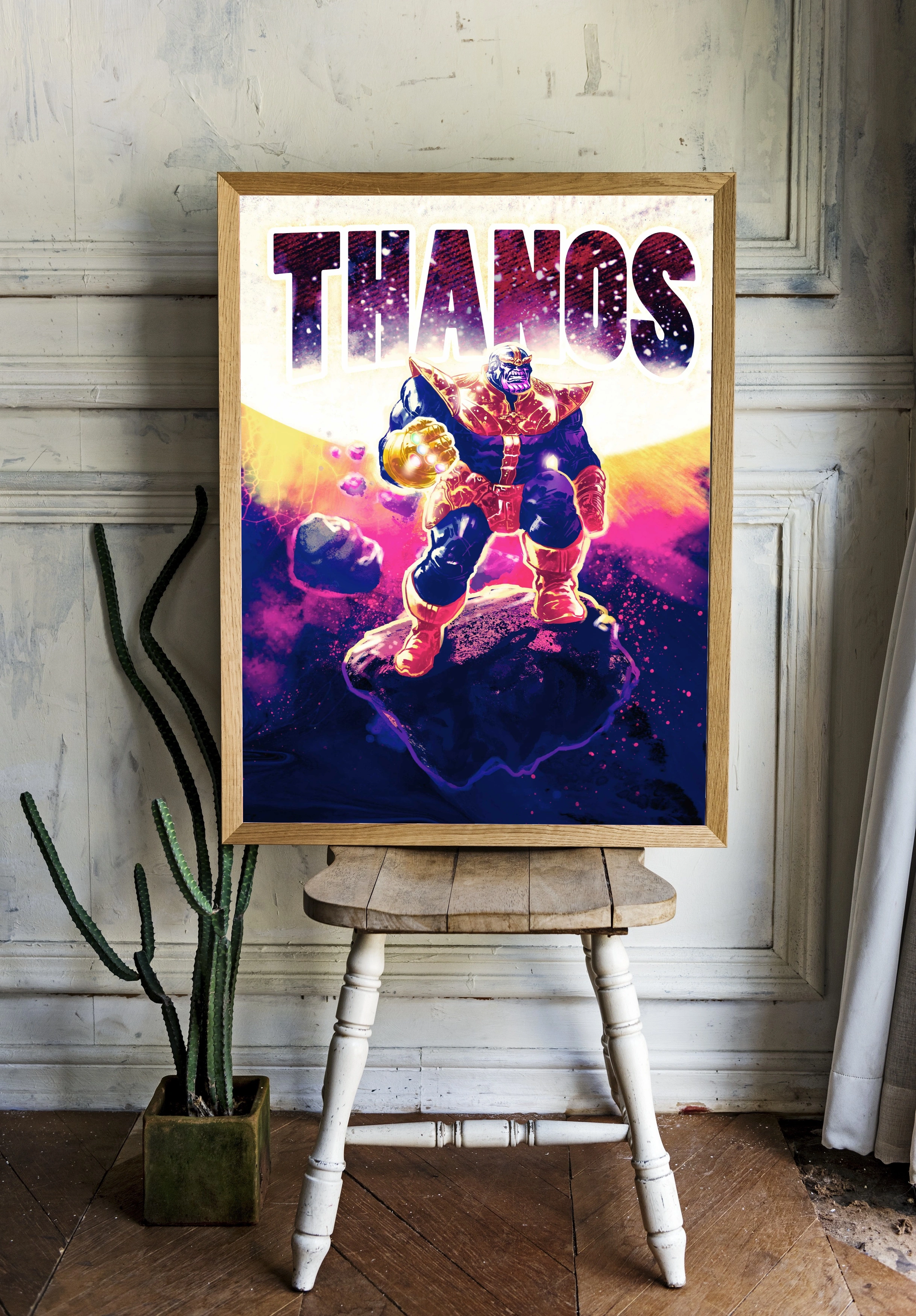 Танос в ярких космических красках - 2