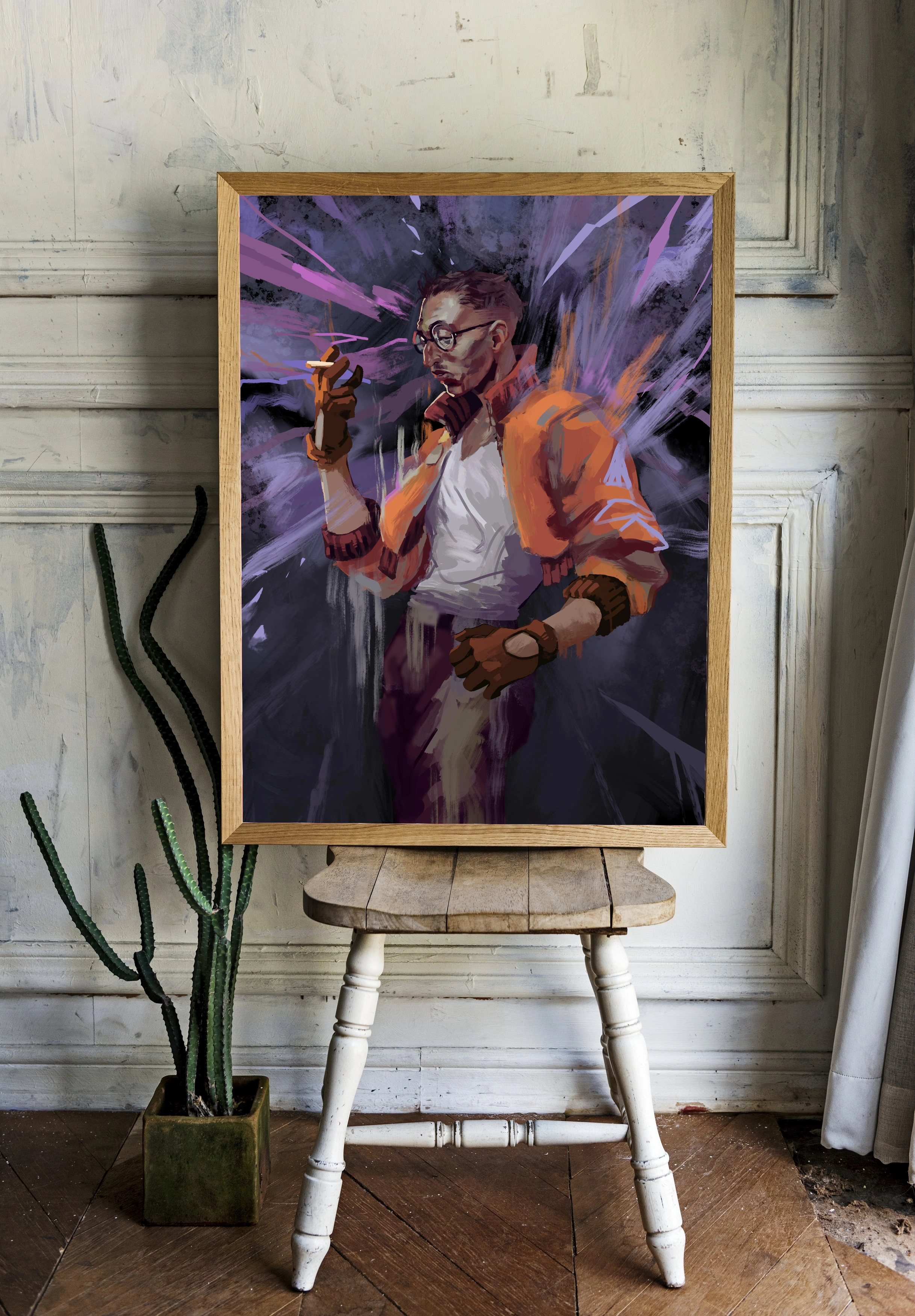 Disco Elysium — Мужчина в оранжевой куртке - 2
