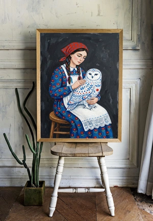 Девушка с совой - 2