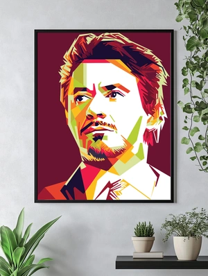 Тони Старк в стиле геометрии - 4